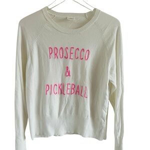 Golden Sun Prosecco and Pickleball Sweater